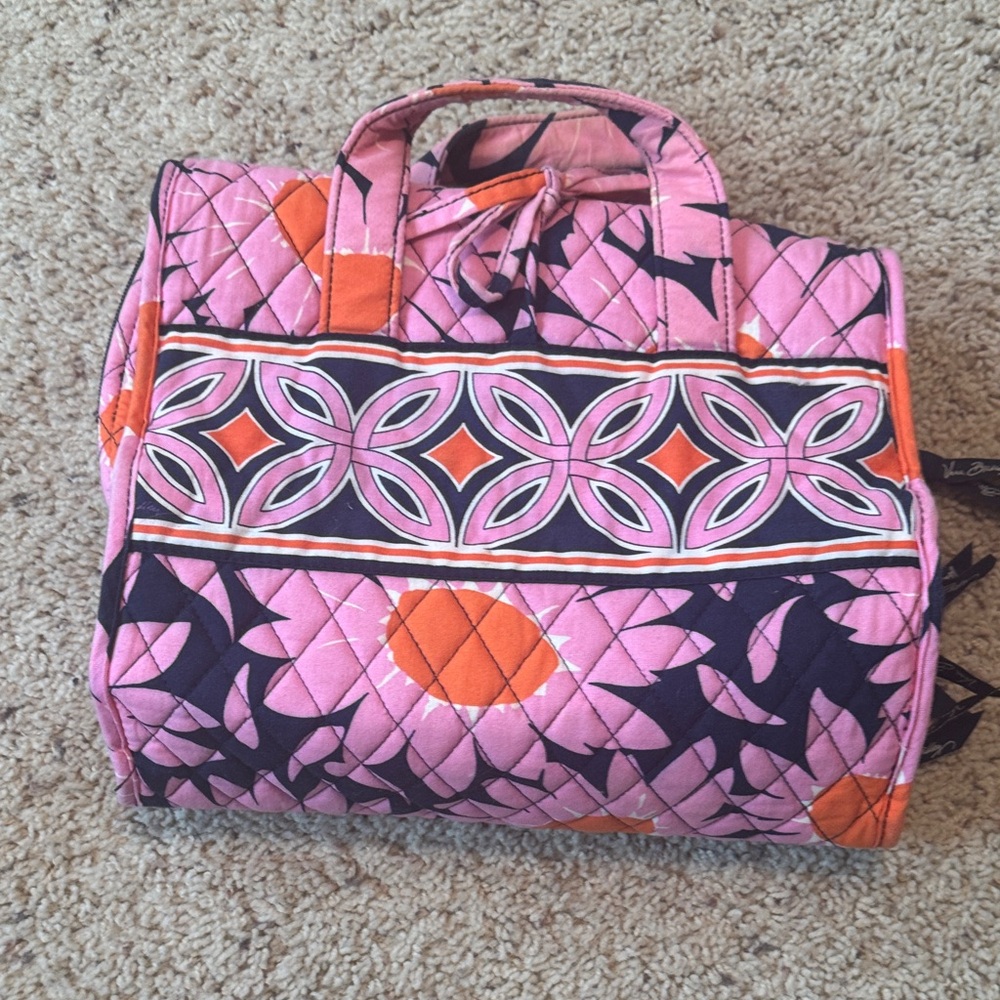 Vera Bradley Pink and Orange Patterned Jewelry Organizer - Picture 5 of 5